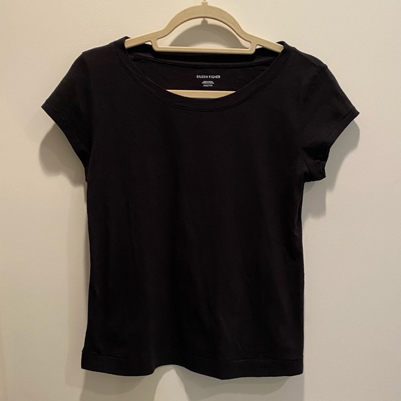 Eileen Fisher Tops - Eileen Fisher Black Tshirt NWOT